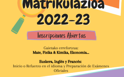 Matrikulazioa 2022-23